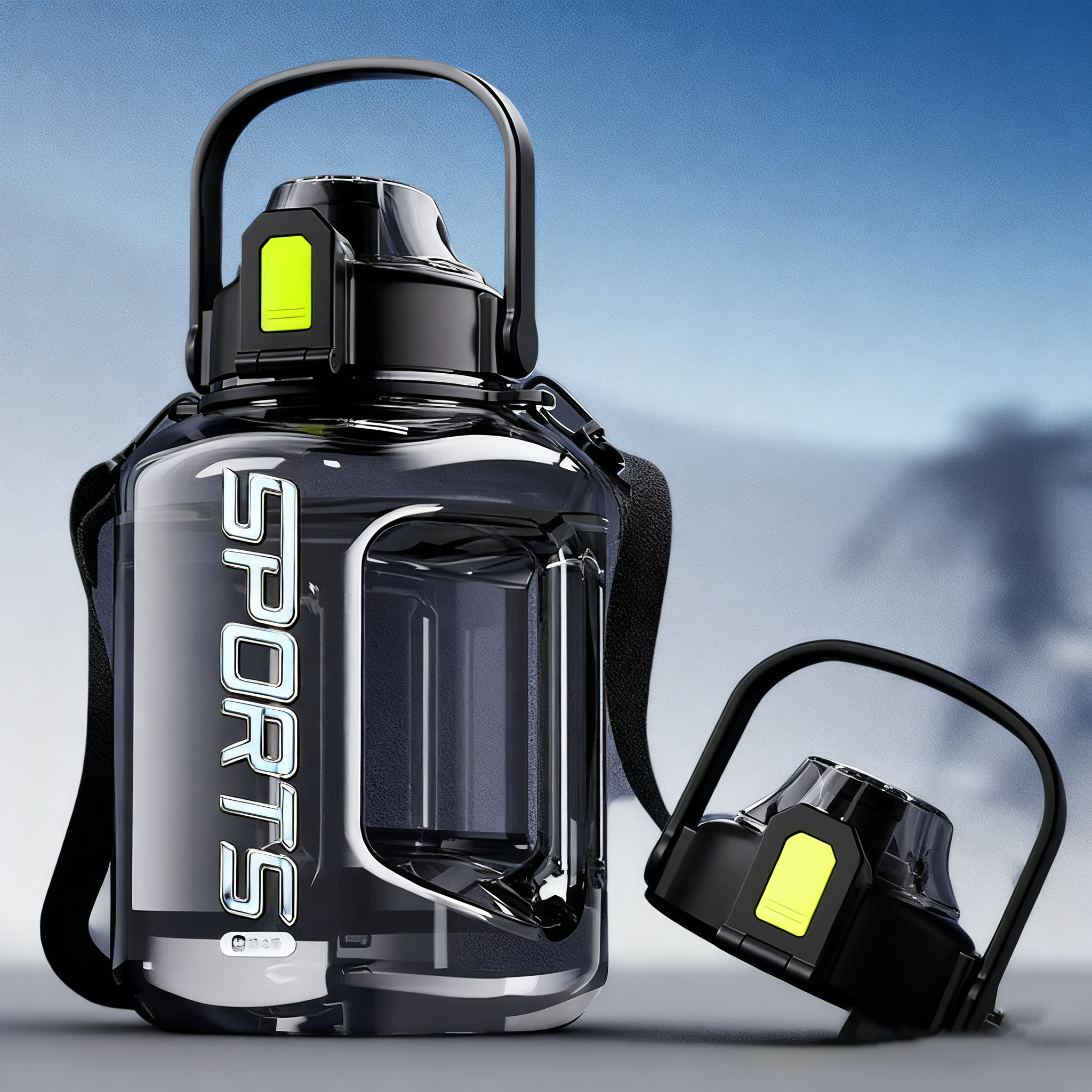 Ergonomic Portable Water Bottle with Handle