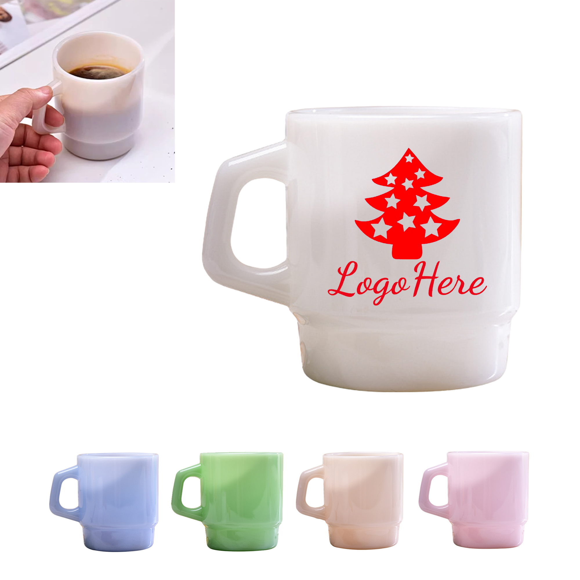 Jade Glass Coffee Mug