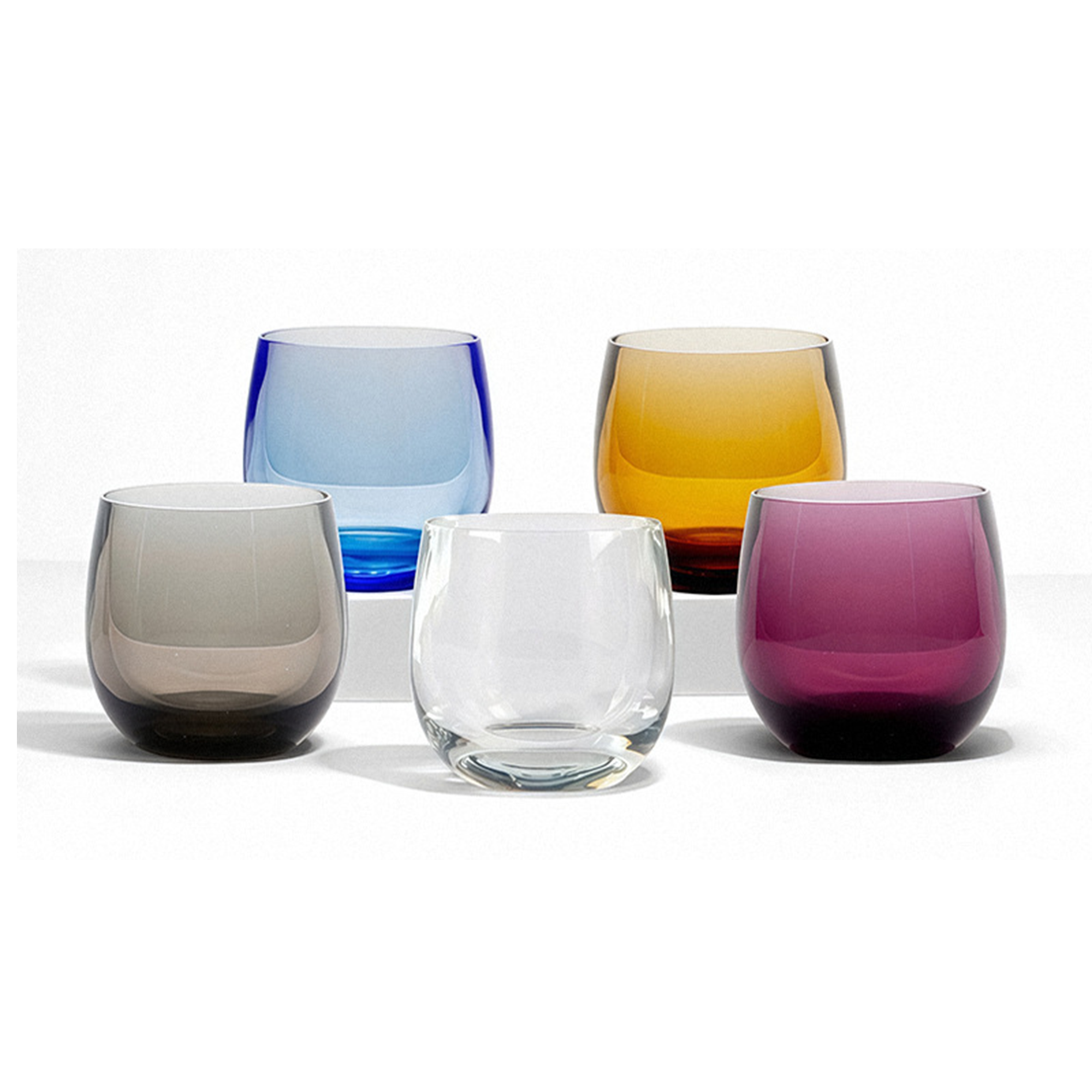 Multicolor Acrylic Cups Set - No Mix-Up, Personal Colors for Home & Commercial Use