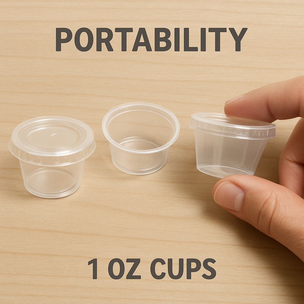 1 oz Cups and Lids: Versatile, Cost-Effective Solutions